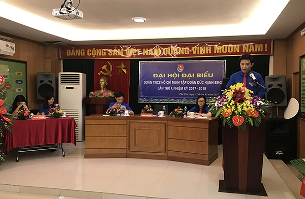 Đại hội Đại biểu Đoàn TNCS Hồ Chí Minh Tập đoàn Đức Hạnh BMG lần thứ I, nhiệm kỳ 2017 – 2026 - Tập đoàn Đức Hạnh Marphavet BMG - XEVIP.ICU
