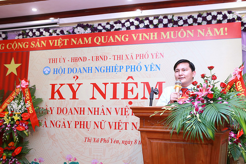 Tập đoàn BMG tham dự Chương trình kỉ niệm “ Ngày doanh nhân Việt Nam 13/10 “do Hội doanh nghiệp thị xã Phổ Yên tổ chức . - Tập đoàn Đức Hạnh Marphavet BMG - XEVIP.ICU