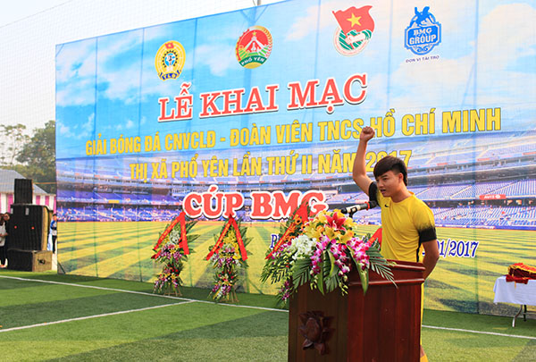 Khai mạc Giải bóng đá Thị xã Phổ Yên Cúp BMG - Tập đoàn Đức Hạnh Marphavet BMG - XEVIP.ICU