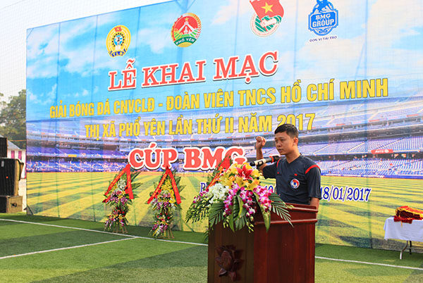 Khai mạc Giải bóng đá Thị xã Phổ Yên Cúp BMG - Tập đoàn Đức Hạnh Marphavet BMG - XEVIP.ICU