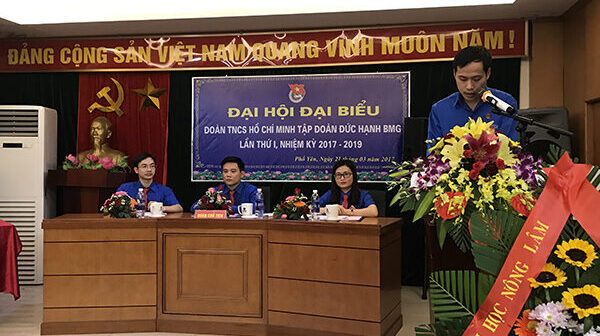 Đại hội Đại biểu Đoàn TNCS Hồ Chí Minh Tập đoàn Đức Hạnh BMG lần thứ I, nhiệm kỳ 2017 – 2026 - Tập đoàn Đức Hạnh Marphavet BMG - XEVIP.ICU