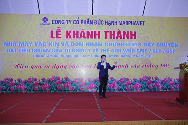 MARPHAVET KHÁNH THÀNH NHÀ MÁY VẮC XIN ĐẠT TIÊU CHUẨN CỦA TỔ CHỨC Y TẾ THẾ GIỚI - Tập đoàn Đức Hạnh Marphavet BMG - XEVIP.ICU