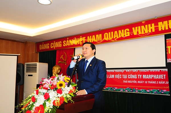 Đồng chí Nguyễn Xuân Cường - Bộ trưởng Bộ NN&PTNT thăm và làm việc tại Tập đoàn - Tập đoàn Đức Hạnh Marphavet BMG - XEVIP.ICU