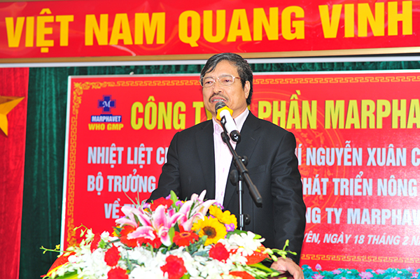 Đồng chí Nguyễn Xuân Cường - Bộ trưởng Bộ NN&PTNT thăm và làm việc tại Tập đoàn - Tập đoàn Đức Hạnh Marphavet BMG - XEVIP.ICU