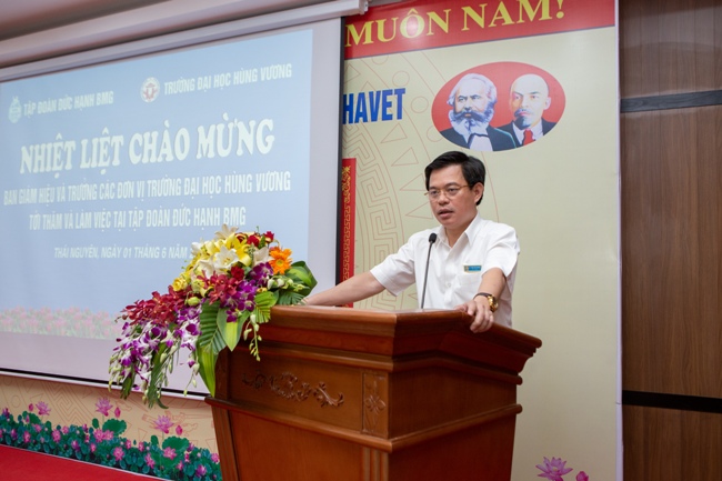 Lễ ký kết hợp tác giữa Tập đoàn Đức Hạnh BMG với Trường ĐH Hùng Vương - Tập đoàn Đức Hạnh Marphavet BMG - XEVIP.ICU