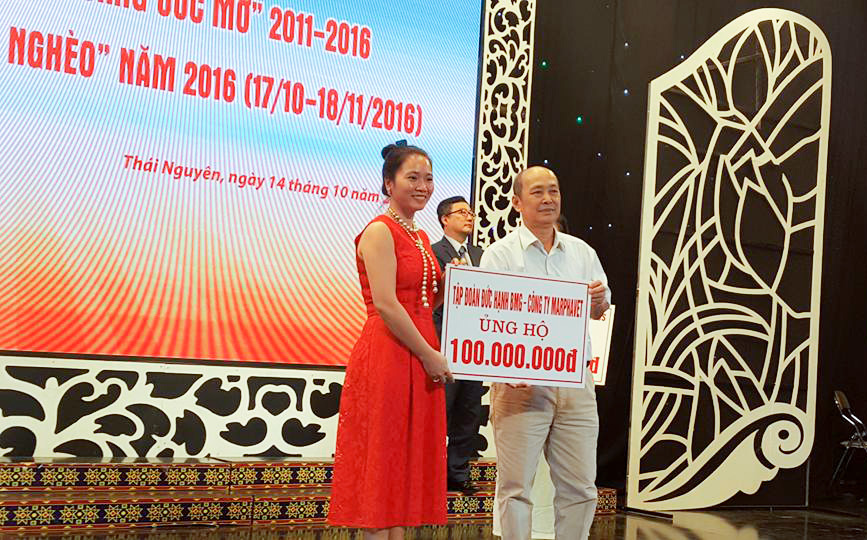 Marphavet ủng hộ 100 triệu, chung tay Vì người nghèo - Tập đoàn Đức Hạnh Marphavet BMG - XEVIP.ICU