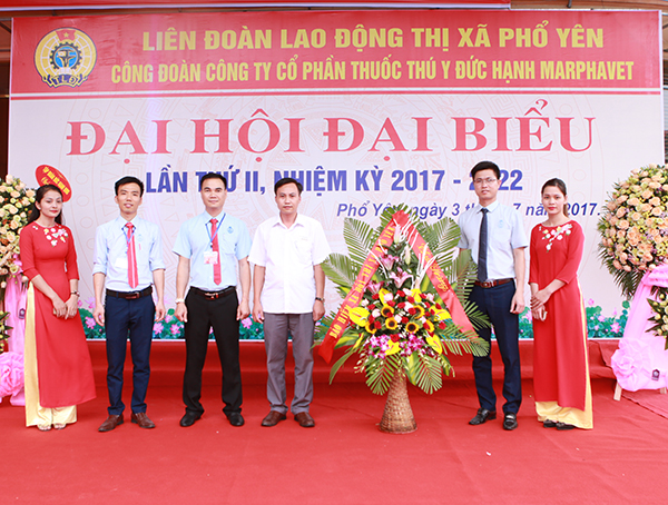 Đại hội Đại biểu Công đoàn CTCP Thuốc thú y Đức Hạnh Marphavet lần thứ II – Nhiệm kỳ 2017 - 2026 - Tập đoàn Đức Hạnh Marphavet BMG - XEVIP.ICU