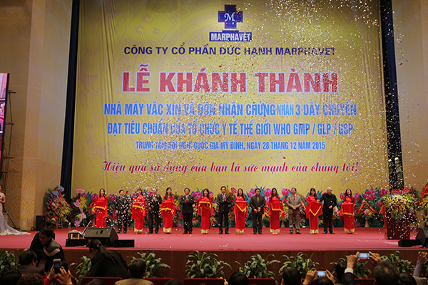MARPHAVET KHÁNH THÀNH NHÀ MÁY VẮC XIN ĐẠT TIÊU CHUẨN CỦA TỔ CHỨC Y TẾ THẾ GIỚI - Tập đoàn Đức Hạnh Marphavet BMG - XEVIP.ICU