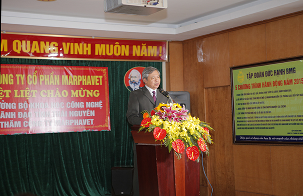 Tập Đoàn BMG, Công ty Marphavet vinh dự đón tiếp Bộ trưởng Bộ Khoa học Công nghệ và Lãnh đạo tỉnh Thái Nguyên đến thăm và làm việc - Tập đoàn Đức Hạnh Marphavet BMG - XEVIP.ICU