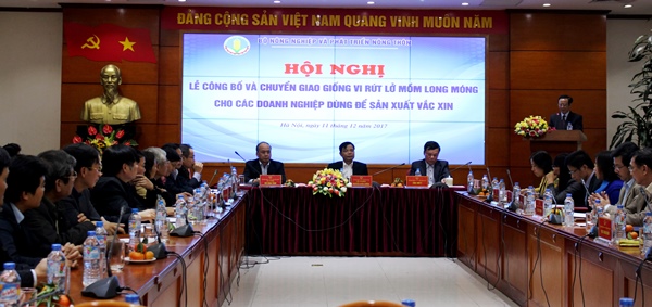Công ty thuốc thú y Đức Hạnh MARPHAVET tham dự “Lễ công bố và chuyển giao giống vi-rút LMLM cho các doanh nghiệp để sản xuất vắc-xin” - Tập đoàn Đức Hạnh Marphavet BMG - XEVIP.ICU