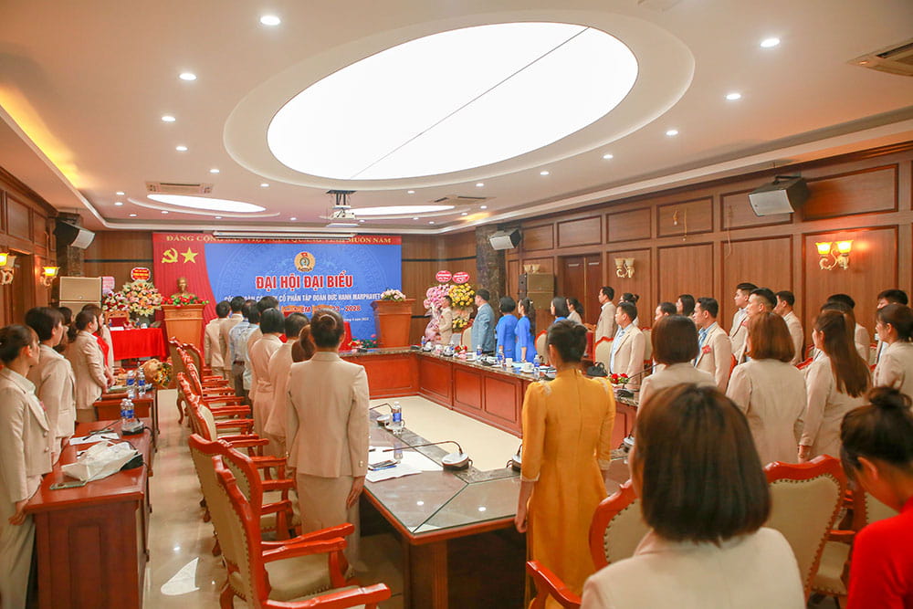 Đại hội Đại biểu Công đoàn Lần thứ III, nhiệm kỳ 2023-2026 - Tập đoàn Đức Hạnh Marphavet BMG - XEVIP.ICU