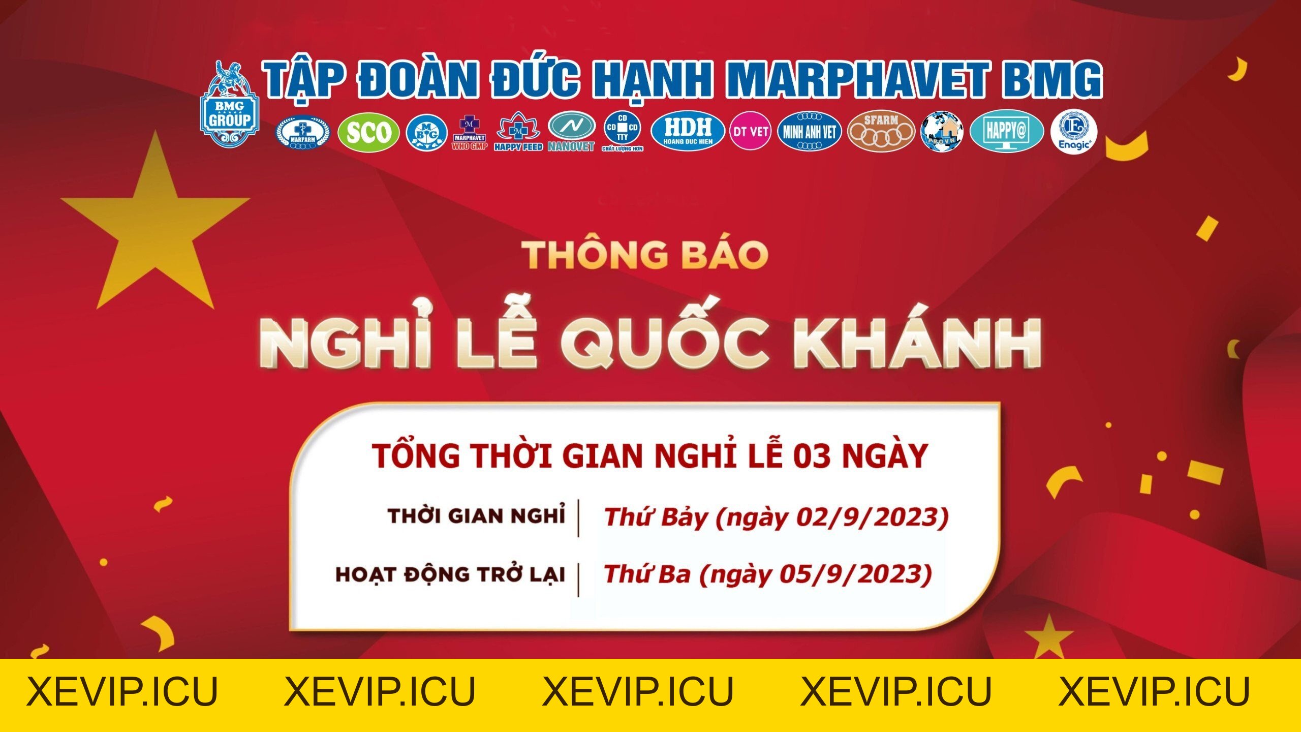 TRI ÂN KHÁCH HÀNG, ĐÓN CHÀO NĂM MỚI 2026 - Tập đoàn Đức Hạnh Marphavet BMG - XEVIP.ICU