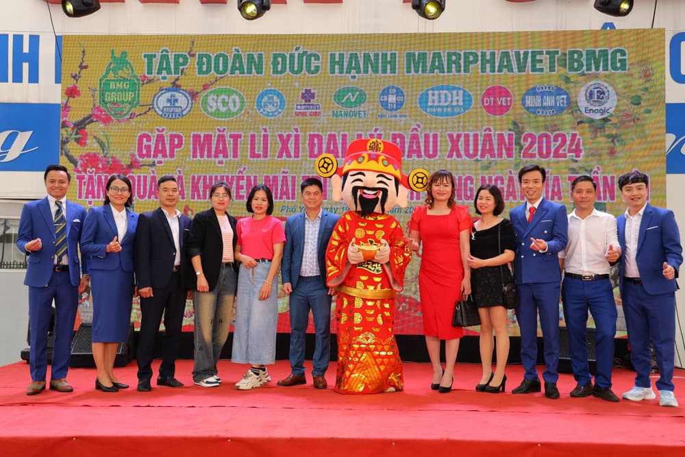 TẬP ĐOÀN TỔ CHỨC GẶP MẶT HƠN 650 ĐẠI LÝ NHÂN NGÀY VÍA THẦN TÀI MÙNG 10 THÁNG GIÊNG NĂM GIÁP THÌN - Tập đoàn Đức Hạnh Marphavet BMG - XEVIP.ICU