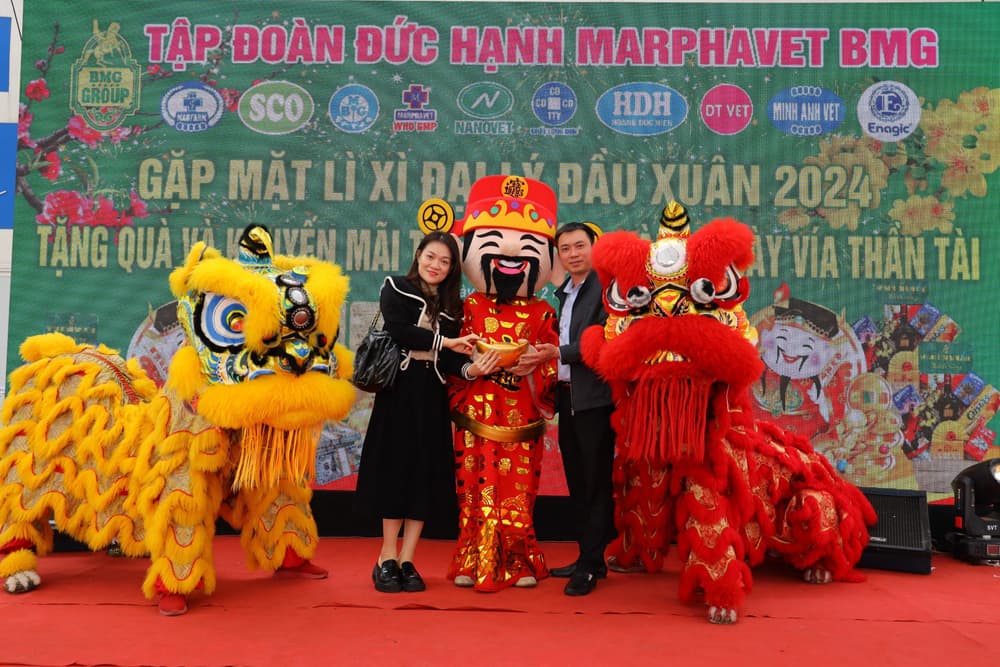 TẬP ĐOÀN TỔ CHỨC GẶP MẶT HƠN 650 ĐẠI LÝ NHÂN NGÀY VÍA THẦN TÀI MÙNG 10 THÁNG GIÊNG NĂM GIÁP THÌN - Tập đoàn Đức Hạnh Marphavet BMG - XEVIP.ICU