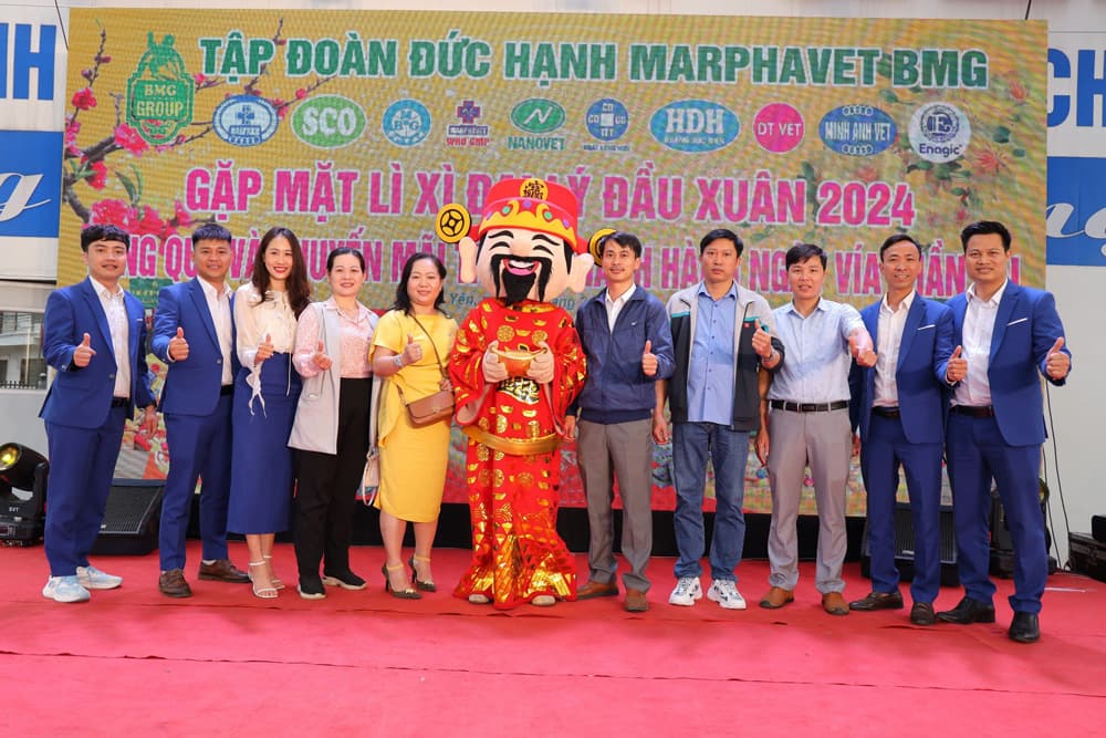 TẬP ĐOÀN TỔ CHỨC GẶP MẶT HƠN 650 ĐẠI LÝ NHÂN NGÀY VÍA THẦN TÀI MÙNG 10 THÁNG GIÊNG NĂM GIÁP THÌN - Tập đoàn Đức Hạnh Marphavet BMG - XEVIP.ICU