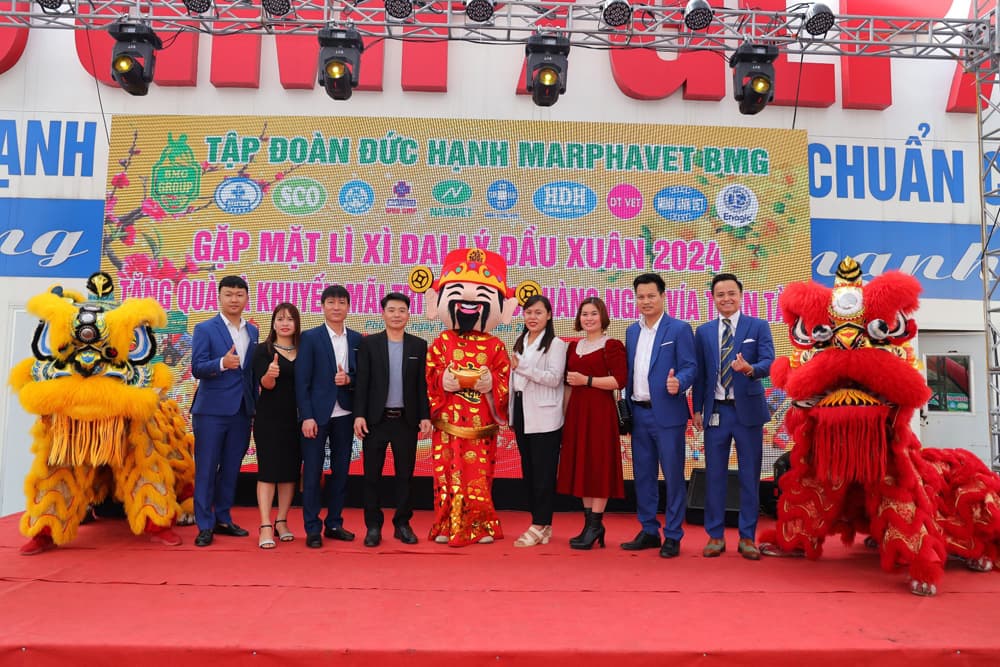 TẬP ĐOÀN TỔ CHỨC GẶP MẶT HƠN 650 ĐẠI LÝ NHÂN NGÀY VÍA THẦN TÀI MÙNG 10 THÁNG GIÊNG NĂM GIÁP THÌN - Tập đoàn Đức Hạnh Marphavet BMG - XEVIP.ICU