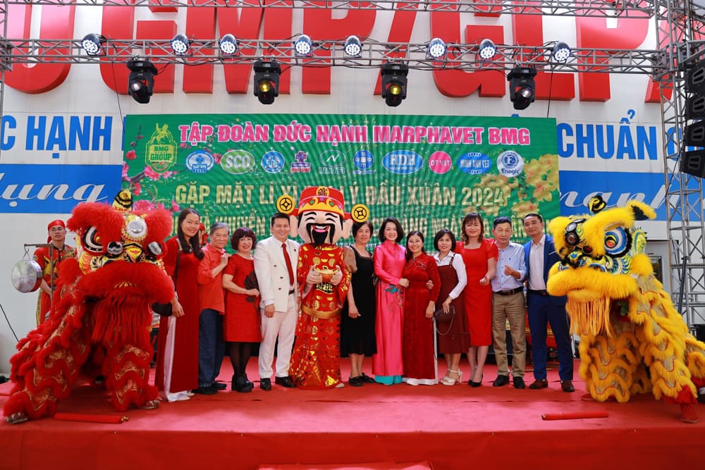 TẬP ĐOÀN TỔ CHỨC GẶP MẶT HƠN 650 ĐẠI LÝ NHÂN NGÀY VÍA THẦN TÀI MÙNG 10 THÁNG GIÊNG NĂM GIÁP THÌN - Tập đoàn Đức Hạnh Marphavet BMG - XEVIP.ICU