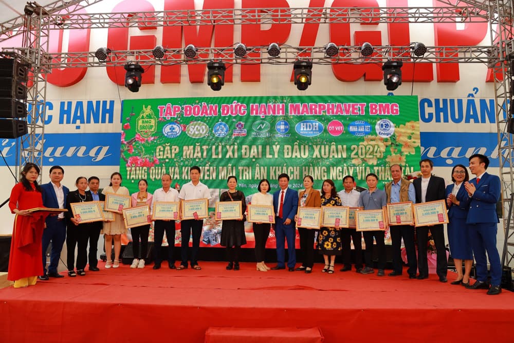 TẬP ĐOÀN TỔ CHỨC GẶP MẶT HƠN 650 ĐẠI LÝ NHÂN NGÀY VÍA THẦN TÀI MÙNG 10 THÁNG GIÊNG NĂM GIÁP THÌN - Tập đoàn Đức Hạnh Marphavet BMG - XEVIP.ICU
