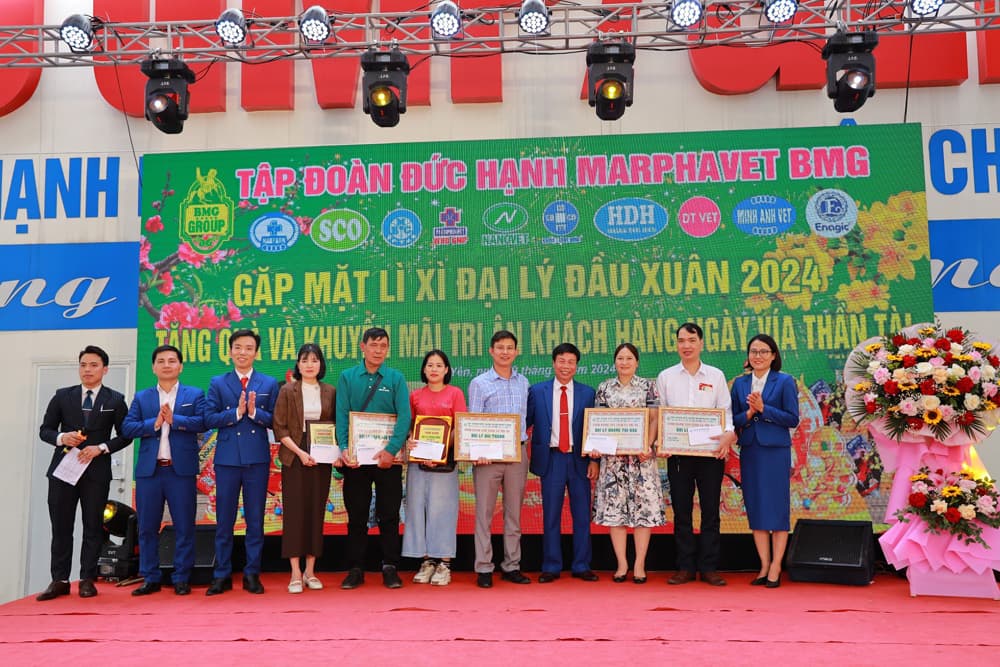 TẬP ĐOÀN TỔ CHỨC GẶP MẶT HƠN 650 ĐẠI LÝ NHÂN NGÀY VÍA THẦN TÀI MÙNG 10 THÁNG GIÊNG NĂM GIÁP THÌN - Tập đoàn Đức Hạnh Marphavet BMG - XEVIP.ICU