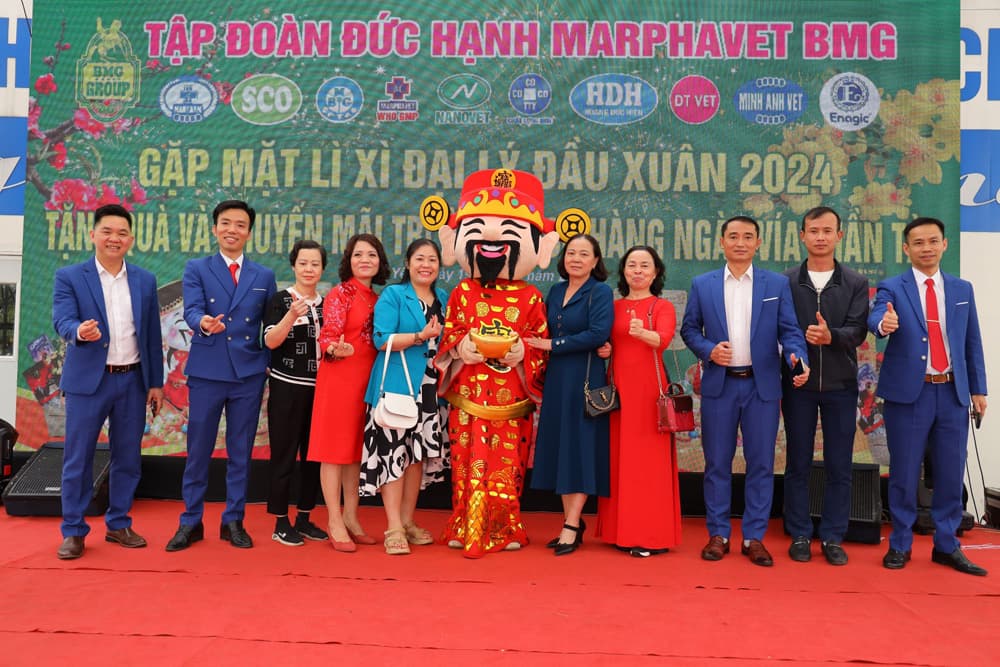 TẬP ĐOÀN TỔ CHỨC GẶP MẶT HƠN 650 ĐẠI LÝ NHÂN NGÀY VÍA THẦN TÀI MÙNG 10 THÁNG GIÊNG NĂM GIÁP THÌN - Tập đoàn Đức Hạnh Marphavet BMG - XEVIP.ICU