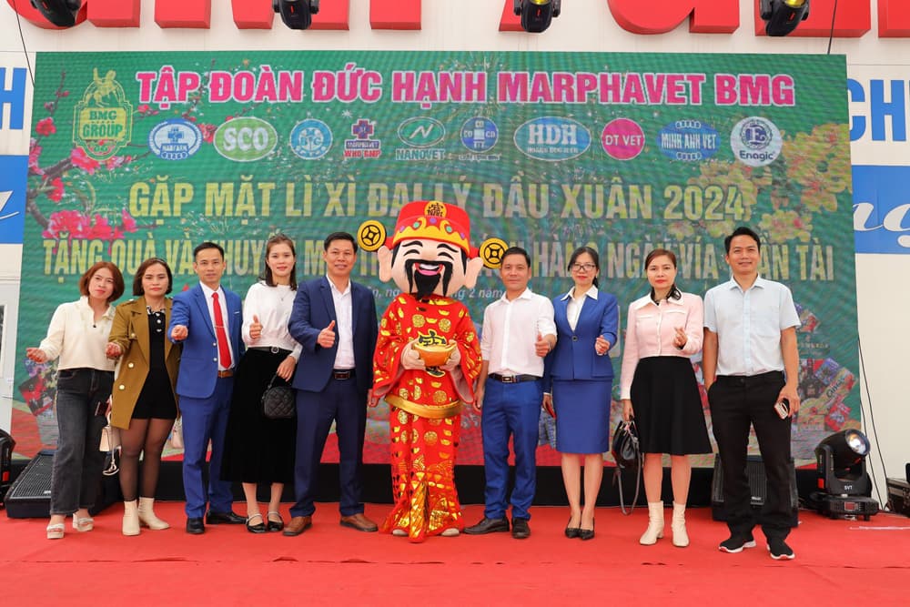 TẬP ĐOÀN TỔ CHỨC GẶP MẶT HƠN 650 ĐẠI LÝ NHÂN NGÀY VÍA THẦN TÀI MÙNG 10 THÁNG GIÊNG NĂM GIÁP THÌN - Tập đoàn Đức Hạnh Marphavet BMG - XEVIP.ICU
