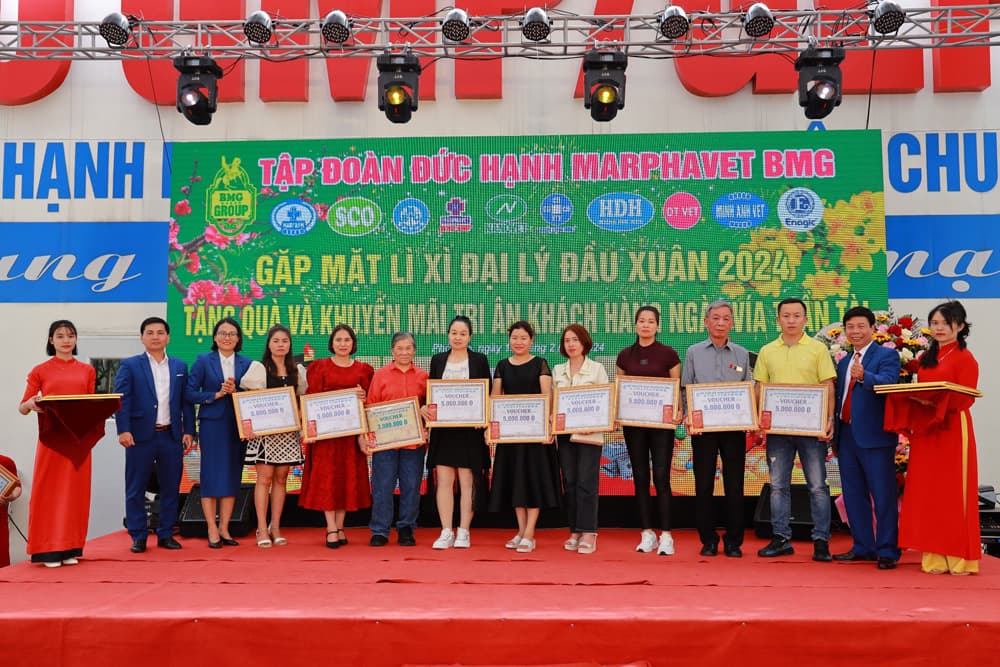 TẬP ĐOÀN TỔ CHỨC GẶP MẶT HƠN 650 ĐẠI LÝ NHÂN NGÀY VÍA THẦN TÀI MÙNG 10 THÁNG GIÊNG NĂM GIÁP THÌN - Tập đoàn Đức Hạnh Marphavet BMG - XEVIP.ICU