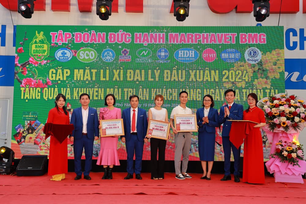 TẬP ĐOÀN TỔ CHỨC GẶP MẶT HƠN 650 ĐẠI LÝ NHÂN NGÀY VÍA THẦN TÀI MÙNG 10 THÁNG GIÊNG NĂM GIÁP THÌN - Tập đoàn Đức Hạnh Marphavet BMG - XEVIP.ICU