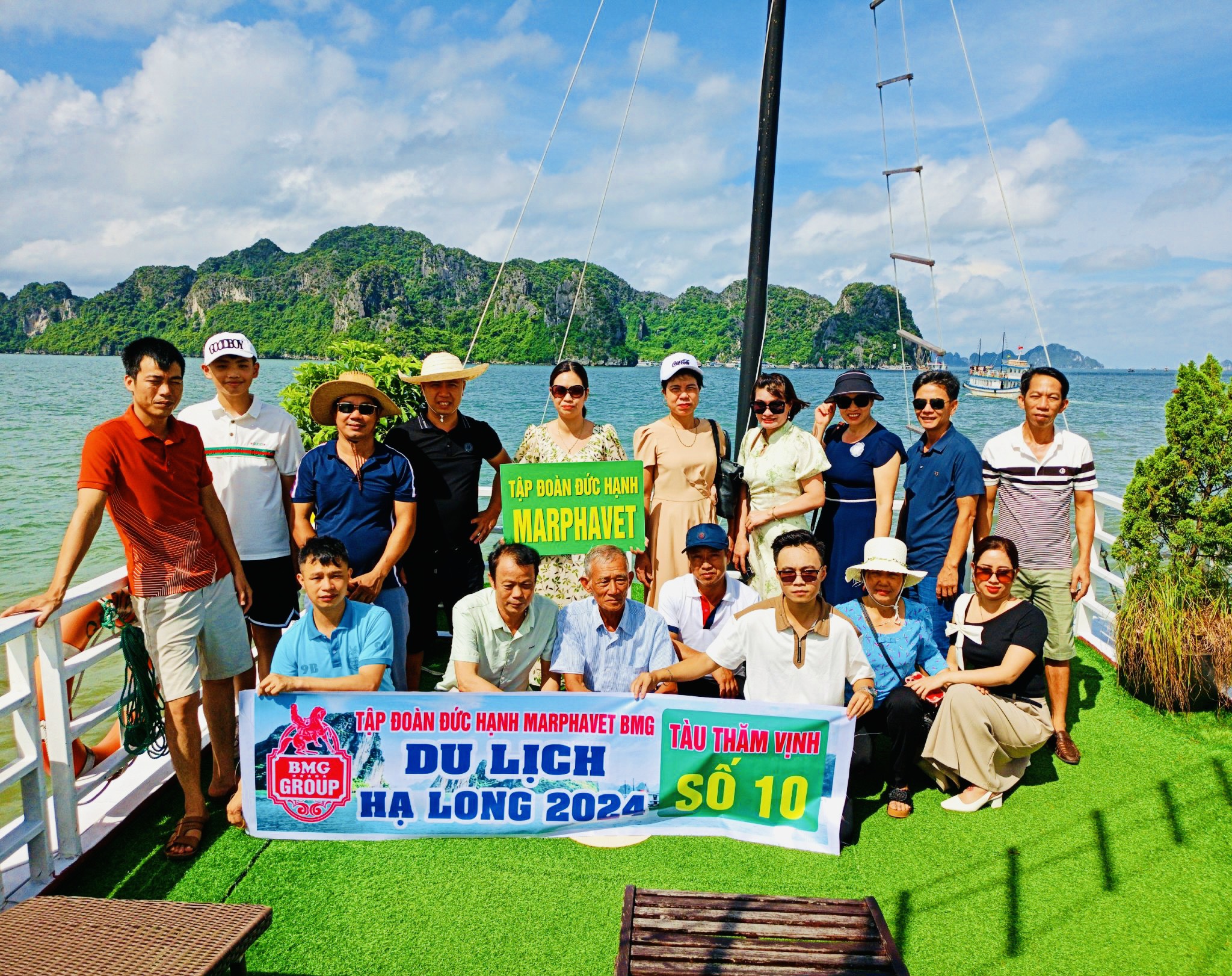 Hơn1.200 đại lý và khách hàng tham gia tour thành phố biển Hạ Long - Tập đoàn Đức Hạnh Marphavet BMG - XEVIP.ICU