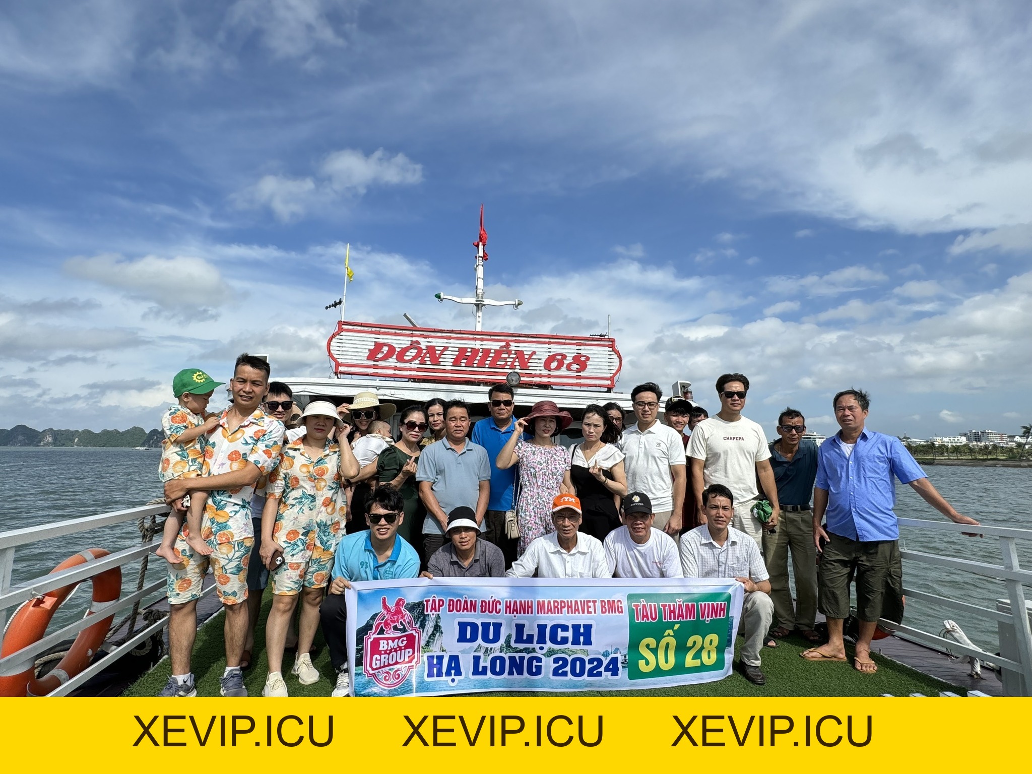 Hơn1.200 đại lý và khách hàng tham gia tour thành phố biển Hạ Long - Tập đoàn Đức Hạnh Marphavet BMG - XEVIP.ICU