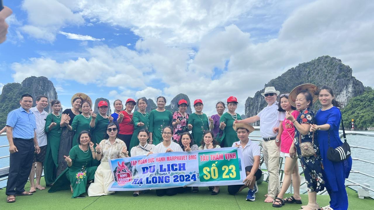 Hơn1.200 đại lý và khách hàng tham gia tour thành phố biển Hạ Long - Tập đoàn Đức Hạnh Marphavet BMG - XEVIP.ICU