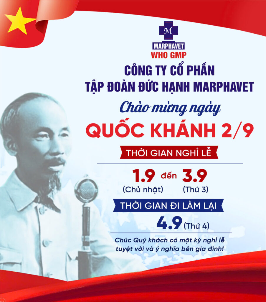 THÔNG BÁO LỊCH NGHỈ LỄ QUỐC KHÁNH 2/9 - Tập đoàn Đức Hạnh Marphavet BMG - XEVIP.ICU