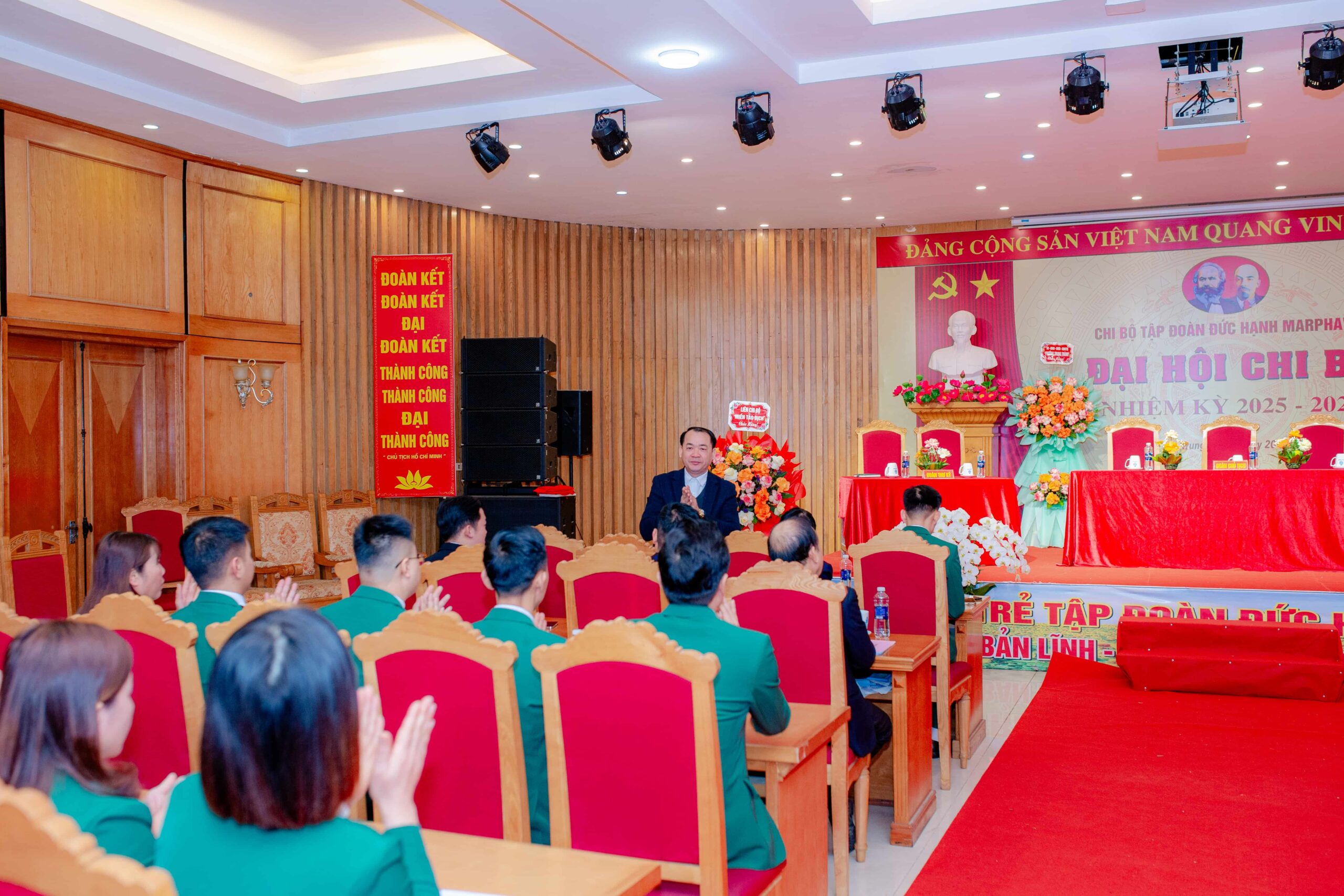 ĐẠI HỘI ĐẢNG TẬP ĐOÀN ĐỨC HẠNH MARPHAVET BMG NHIỆM KỲ 2025-2026 - Tập đoàn Đức Hạnh Marphavet BMG - XEVIP.ICU