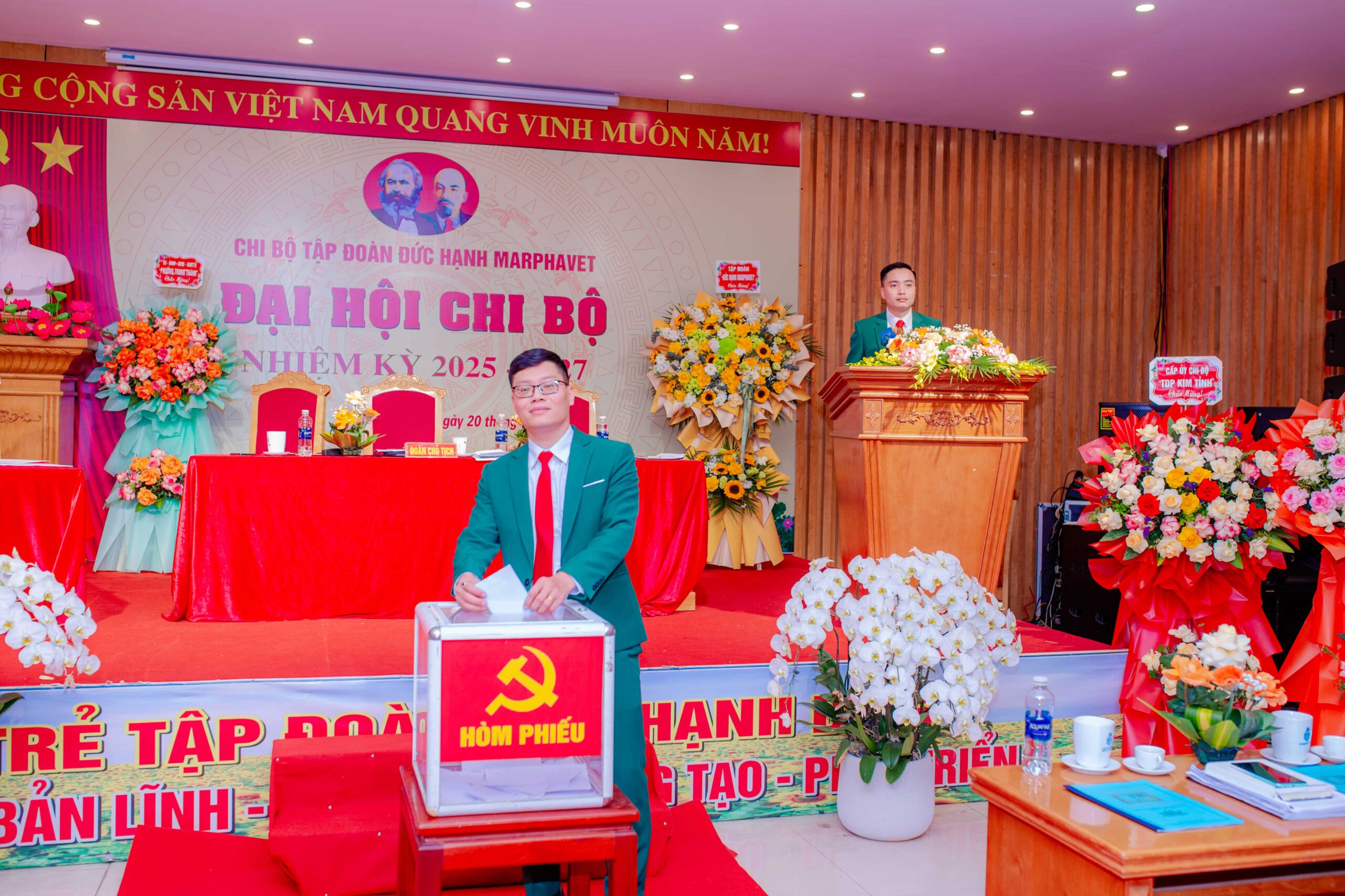 ĐẠI HỘI ĐẢNG TẬP ĐOÀN ĐỨC HẠNH MARPHAVET BMG NHIỆM KỲ 2025-2026 - Tập đoàn Đức Hạnh Marphavet BMG - XEVIP.ICU