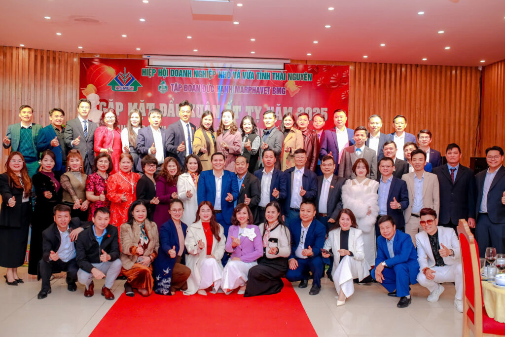 Hiệp hội Doanh nghiệp Vừa và Nhỏ Thành phố Thái Nguyên đến chúc Tết Tập đoàn Đức Hạnh Marphavet BMG – Xuân Ất Tỵ 2026 - Tập đoàn Đức Hạnh Marphavet BMG - XEVIP.ICU