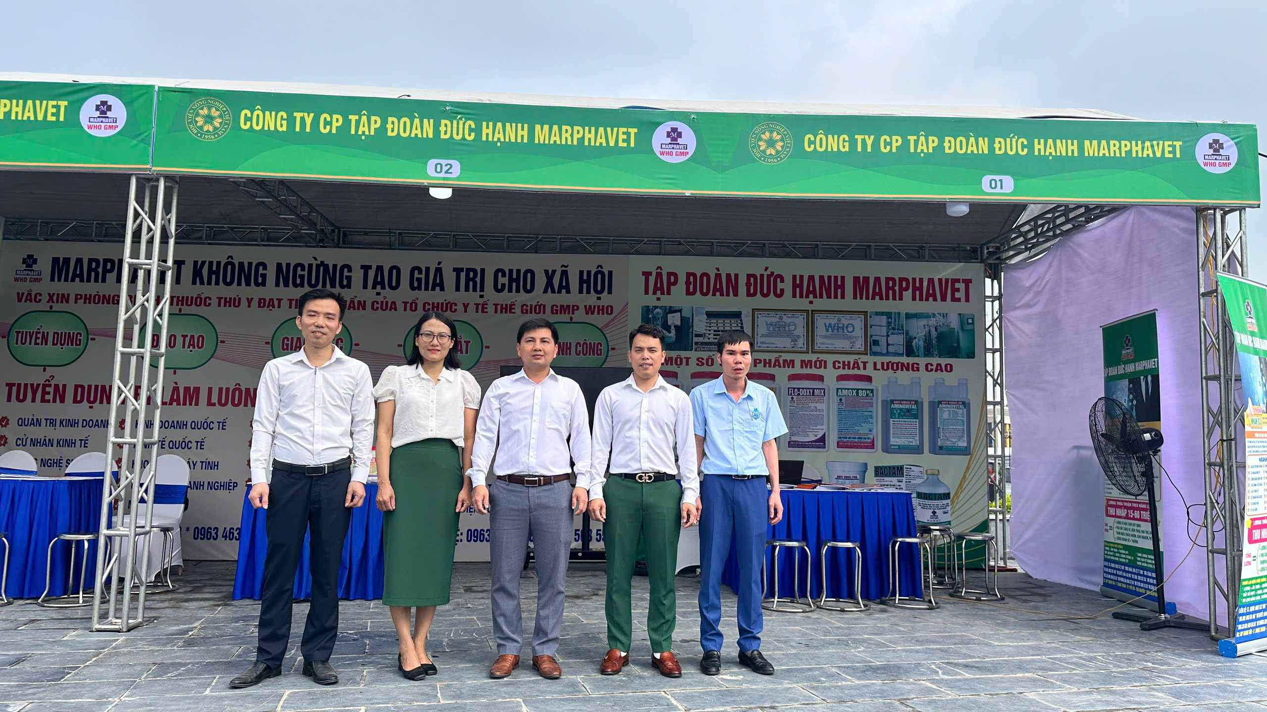 MARPHAVET BMG - NHÀ TÀI TRỢ KIM CƯƠNG TẠI NGÀY HỘI VIỆC LÀM HỌC VIỆN NÔNG NGHIỆP VIỆT NAM 2026 - Tập đoàn Đức Hạnh Marphavet BMG - XEVIP.ICU