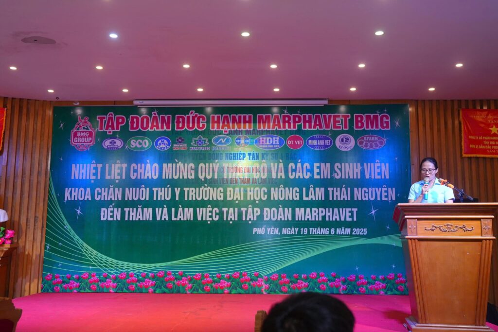 NGÀY HỘI TUYỂN ĐỒNG NGHIỆP – CHÀO ĐÓN TÂN KỸ SƯ & BÁC SĨ THÚ Y TỪ TRƯỜNG ĐẠI HỌC NÔNG LÂM THÁI NGUYÊN - Tập đoàn Đức Hạnh Marphavet BMG - XEVIP.ICU